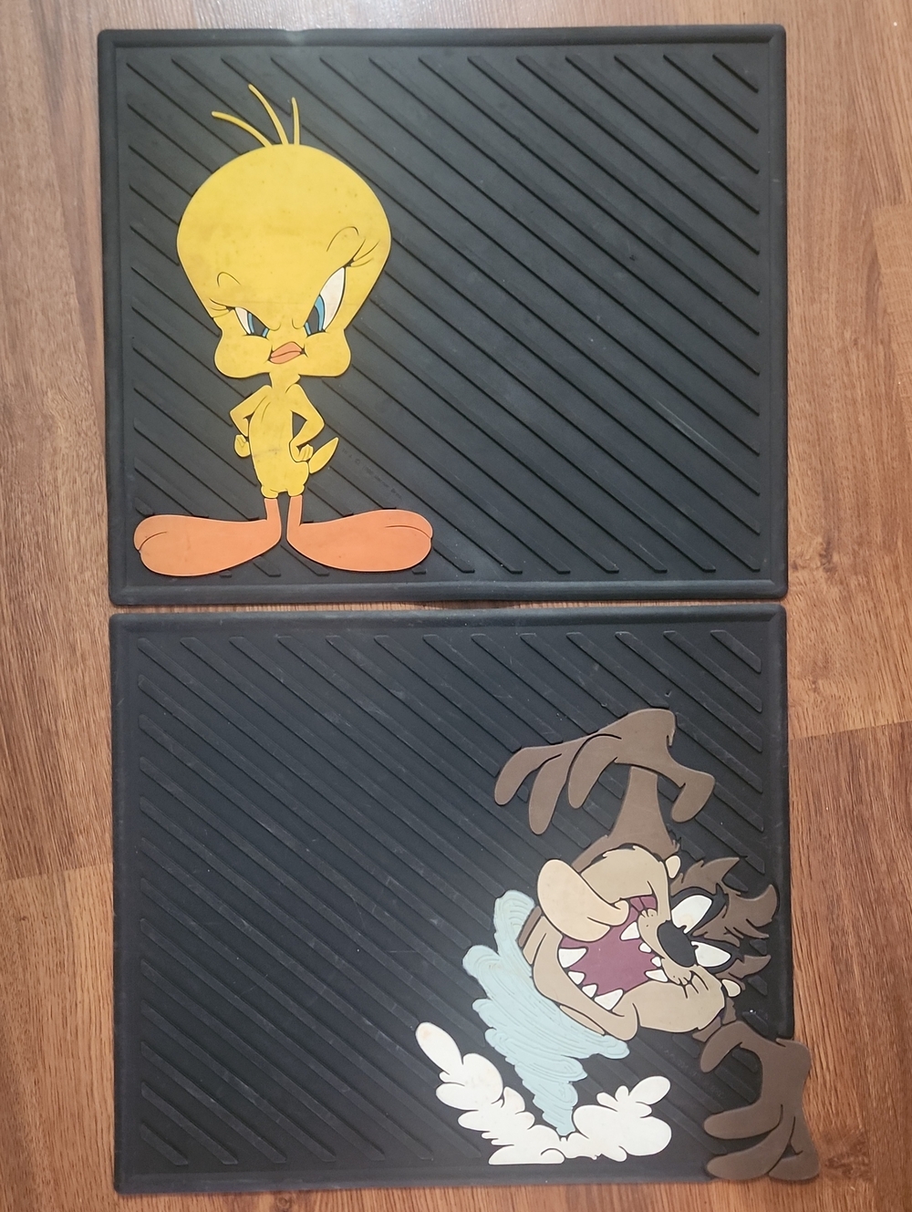 Tweety And Taz Auto Mats 1992